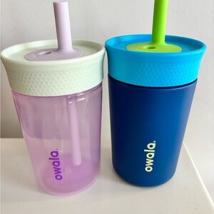 owala Blue & Lavender Straw Cup Set - Reusable Insulated Tumblers
